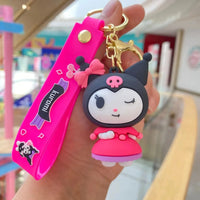 Kuromi Pink Rebellion Keychain