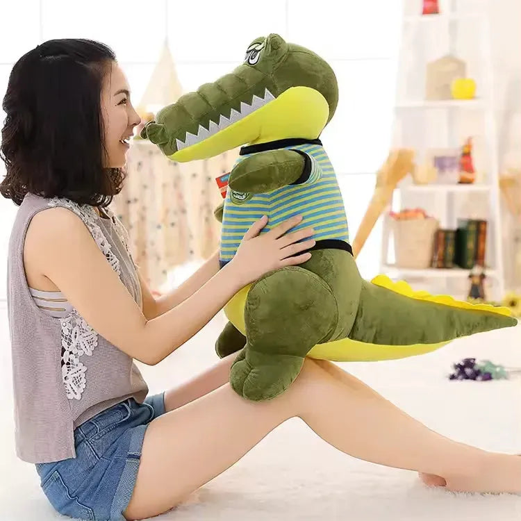 Green T-shirt Croc Plushie (70 cm)