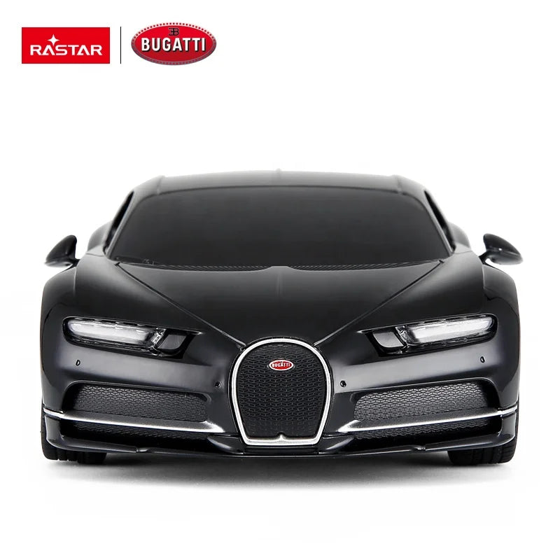 RASTAR Bugatti Chiron 1:24 Blue Black Red Toy Licensed Rc Car Model Children Toy Car Electric Plastic 4 Channels Vehicle - Bear Hugs