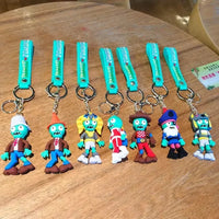 Quirky Plants vs Zombies 3D Keychain