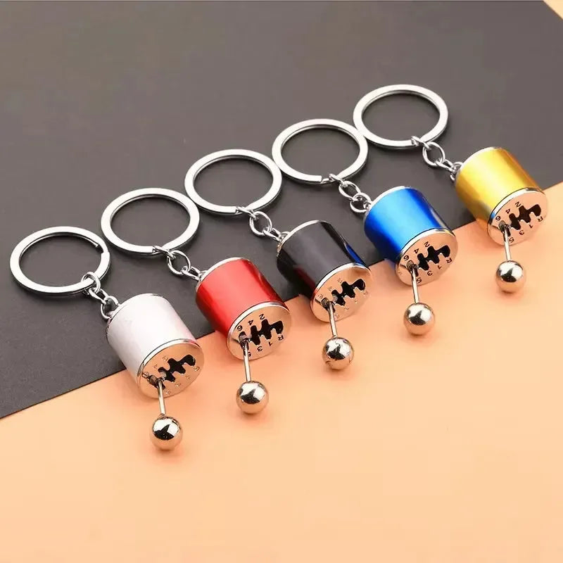 Car Gear Box Metal Keychain