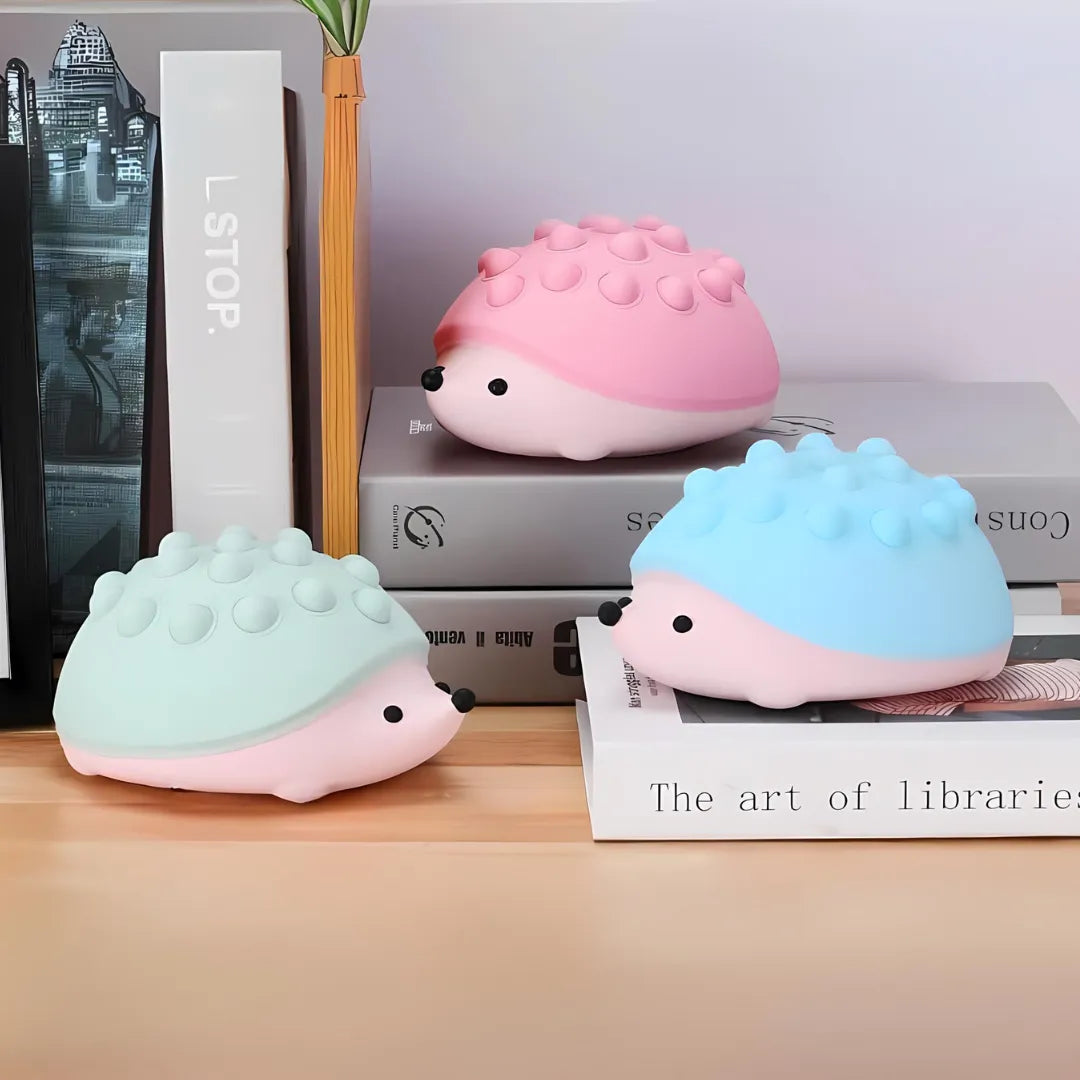 Hedgehog Pop It Silicone Night Light