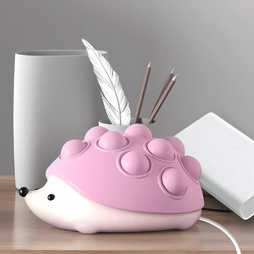 Hedgehog Pop It Silicone Night Light