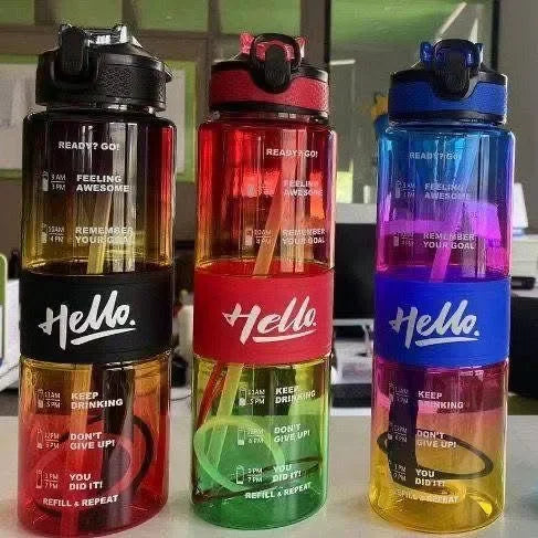 Hello Sports Water Bottle (800 ml)