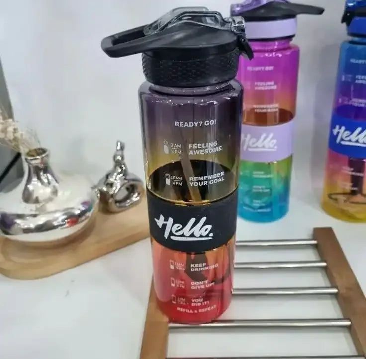 Hello Sports Water Bottle (800 ml)