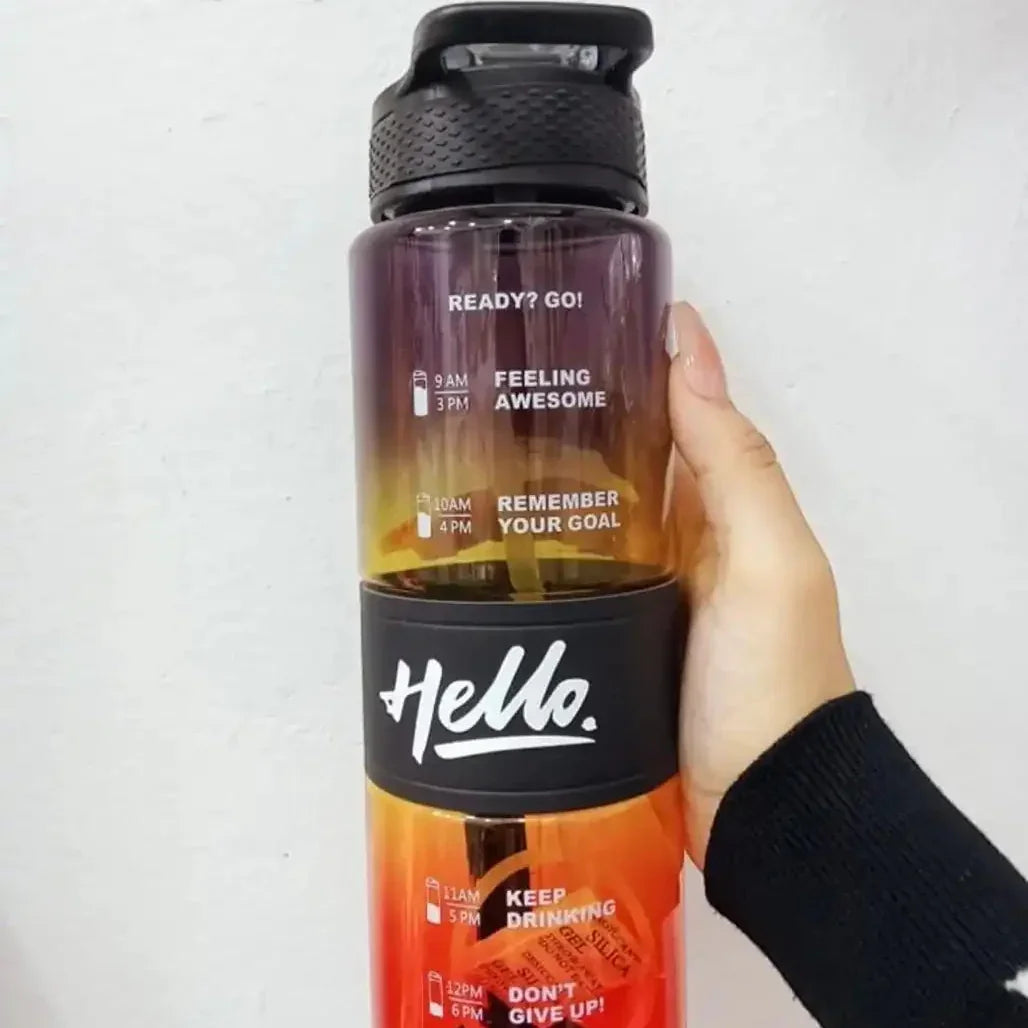 Hello Sports Water Bottle (800 ml)