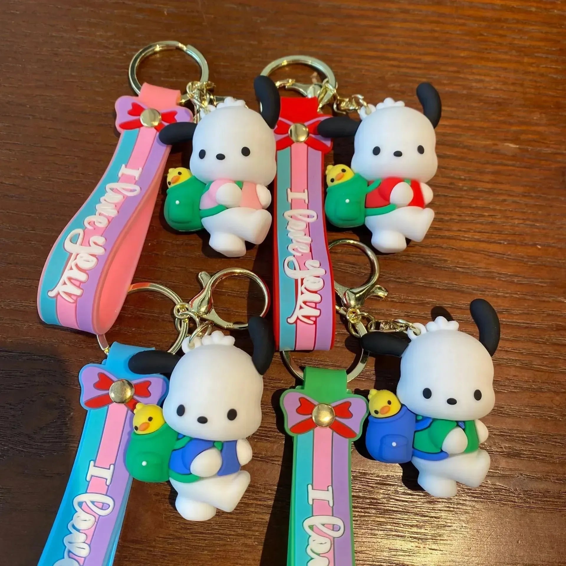 Pochacco Loves You 3D Keychain