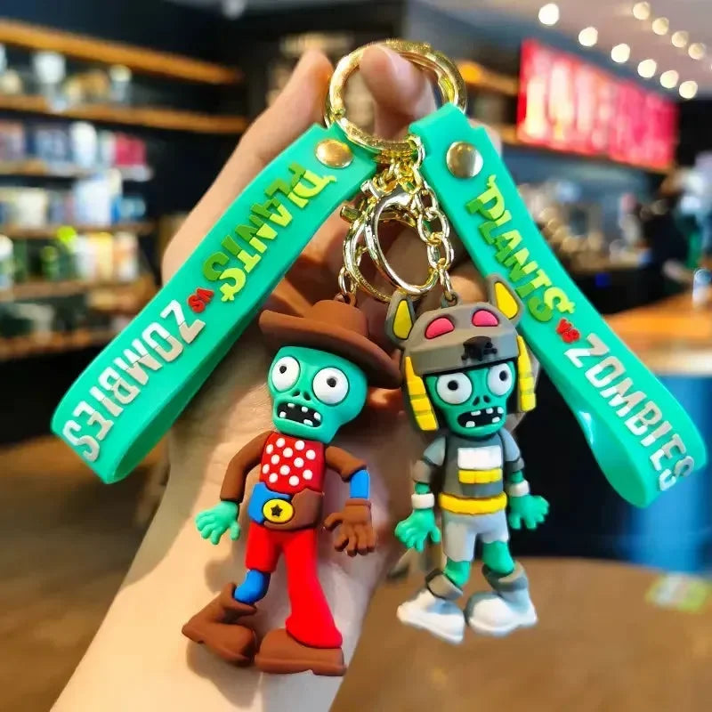 Quirky Plants vs Zombies 3D Keychain