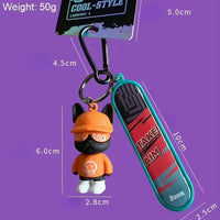 Ollie Bear Skater Buddy Keychain