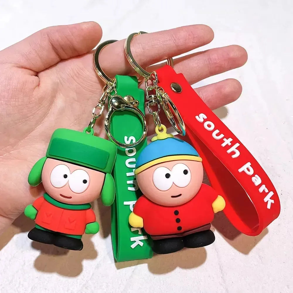Quirky South Park Squad Keychain