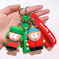 Quirky South Park Squad Keychain