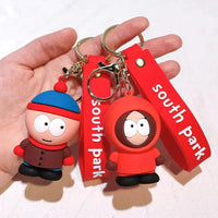 Quirky South Park Squad Keychain