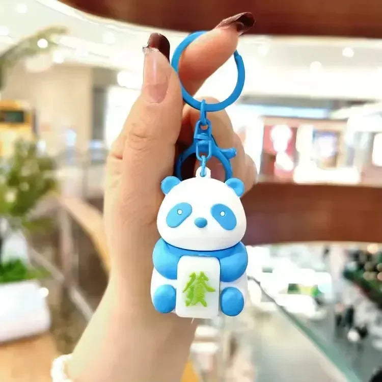 Panda-Monium Glowing LED Keychain