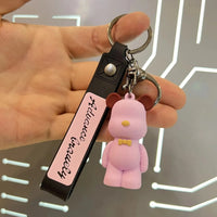 Nordic Bow-Tie Bear Keychain