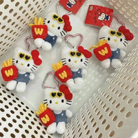 Hello Kitty McD Fries Plush Keychain