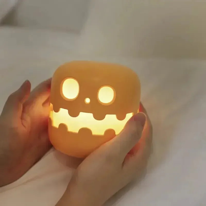 Glow-Lantern Pumpkin Night Lamp
