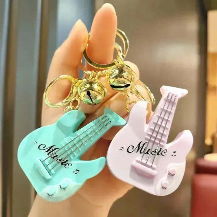 Rocking Riff Guitar Style Keychain