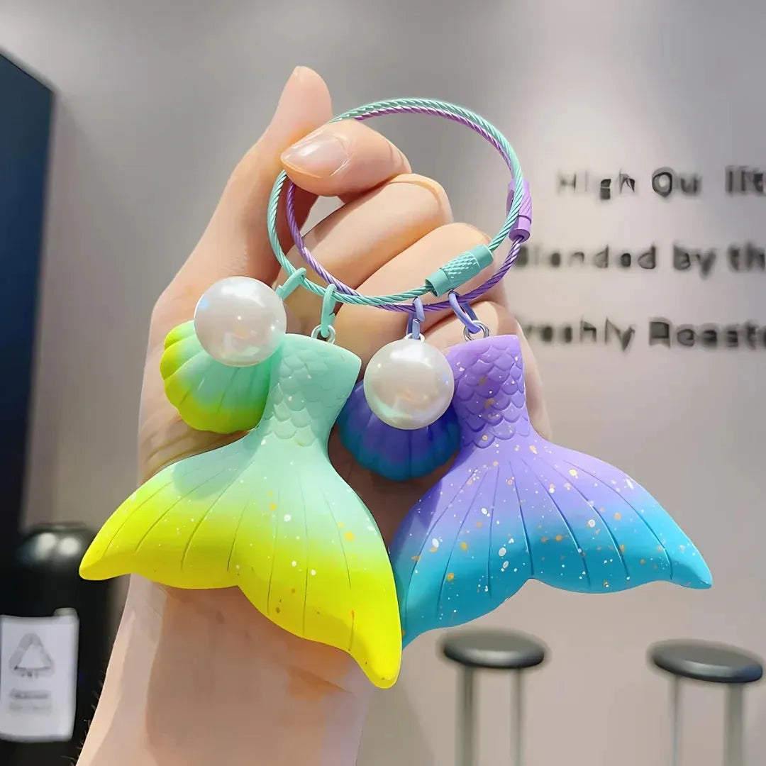 Mermaid Tail 3D Keychain