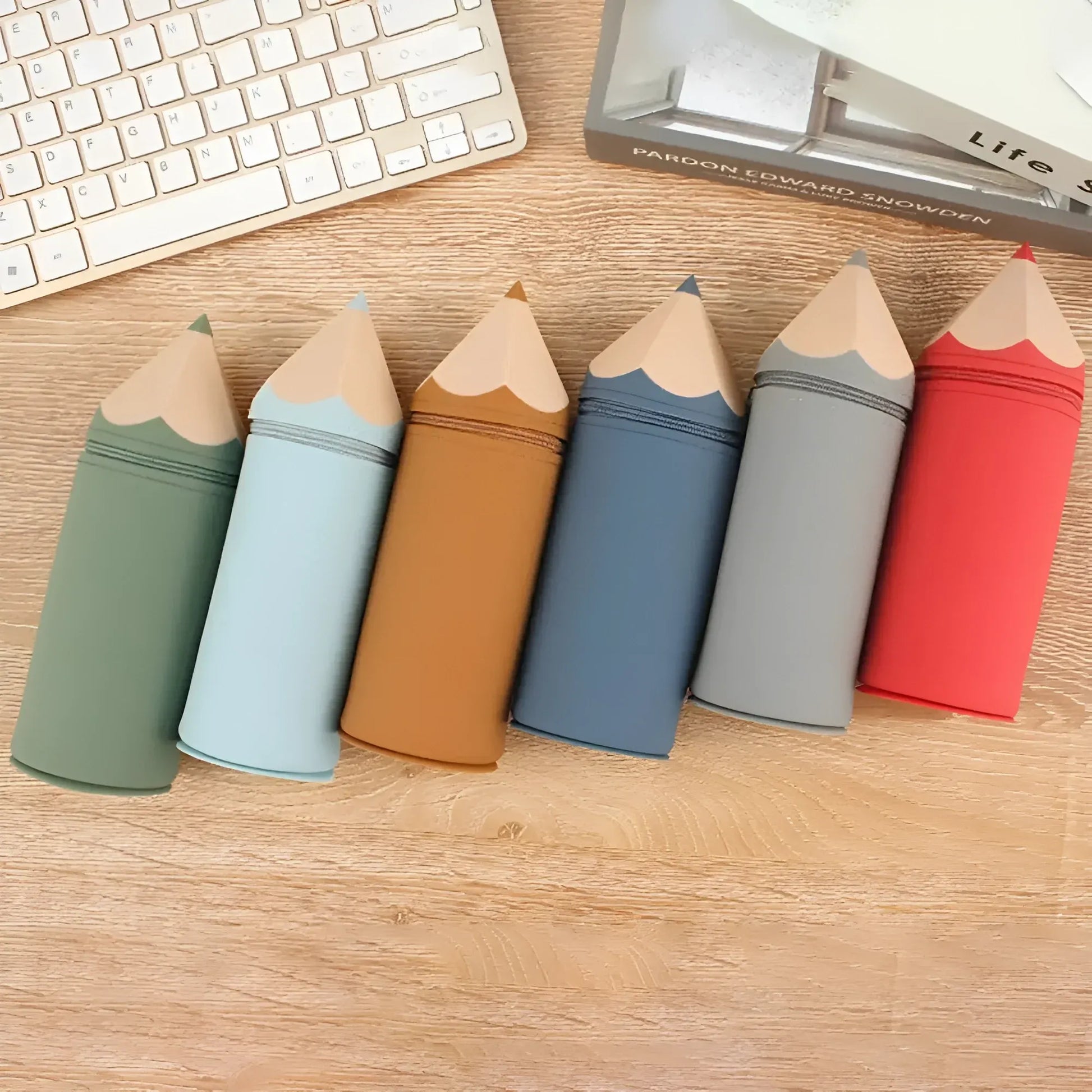 Creative Silicon Pencil Pouch