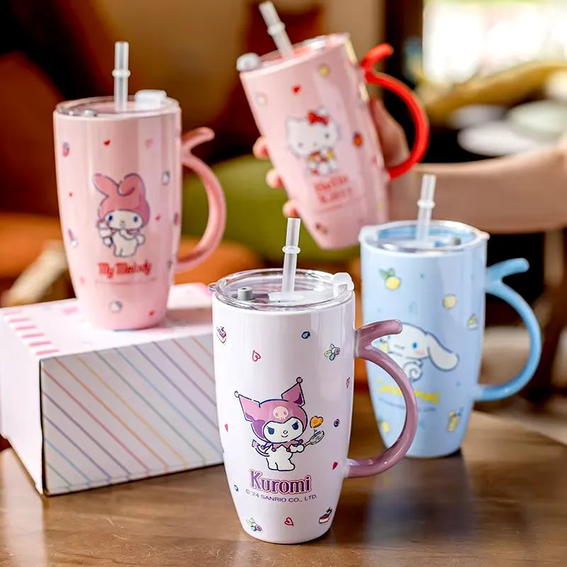 Sanrio Kawaii Ceramic Coffee Mugs (580 ml)