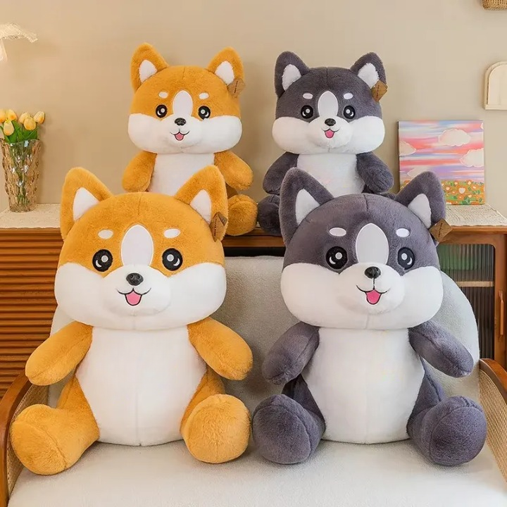 Kawaii Sitting Shiba Inu Dog Plushie (30 cm)