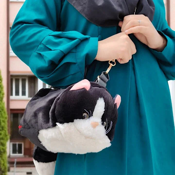 Feline Fatale Cat Plush Handbag