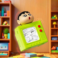 Shinichan Retro TV LED Keychain