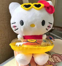 Hello Kitty Swimming Ring Plush Keychain - Bear Hugs