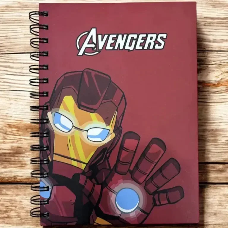 Heroic Hue Avengers A5 Spiral Notebook