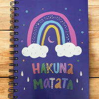 Hakuna Matata A5 Spiral Notebook