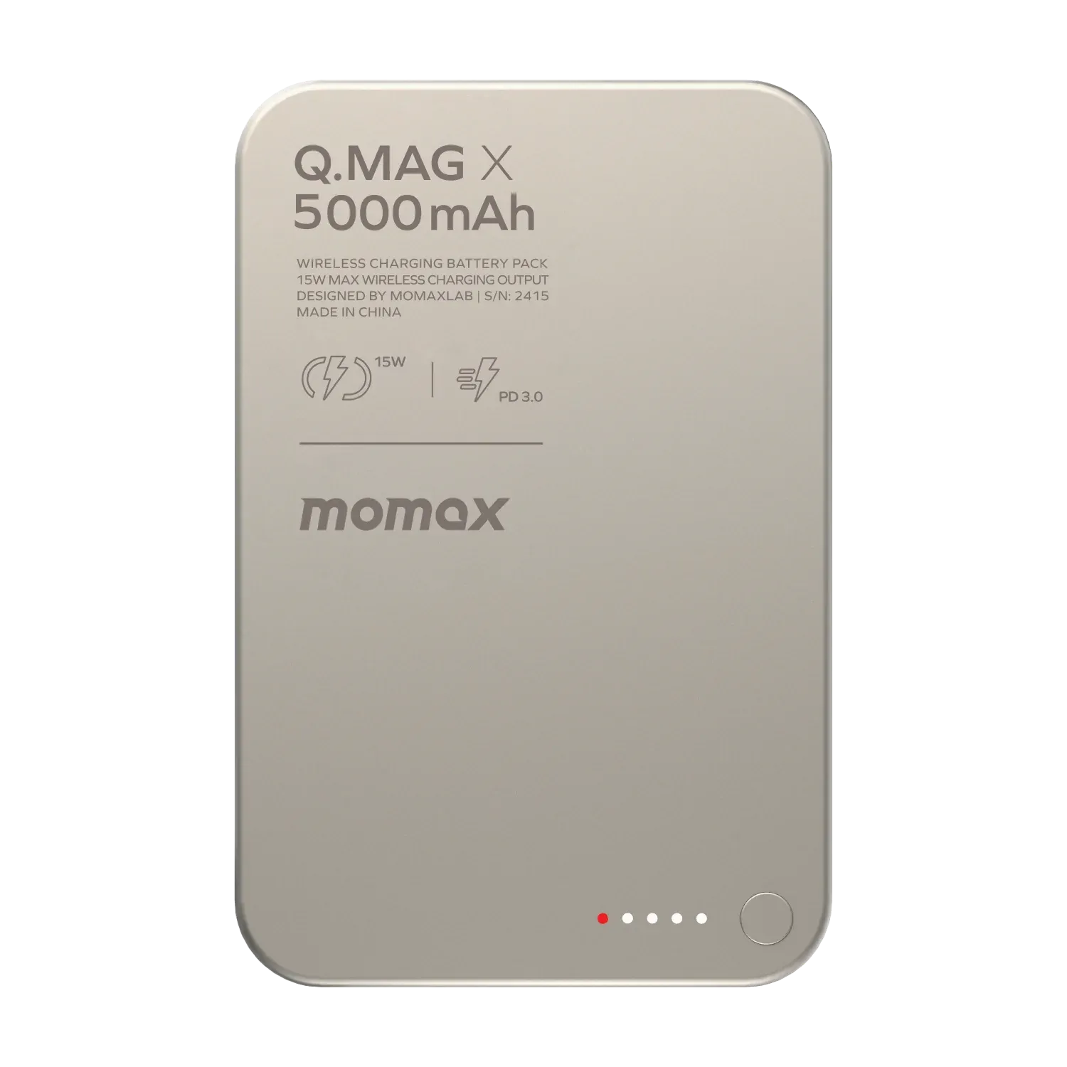 MoMax Magnetic Power Bank (5000mAh)