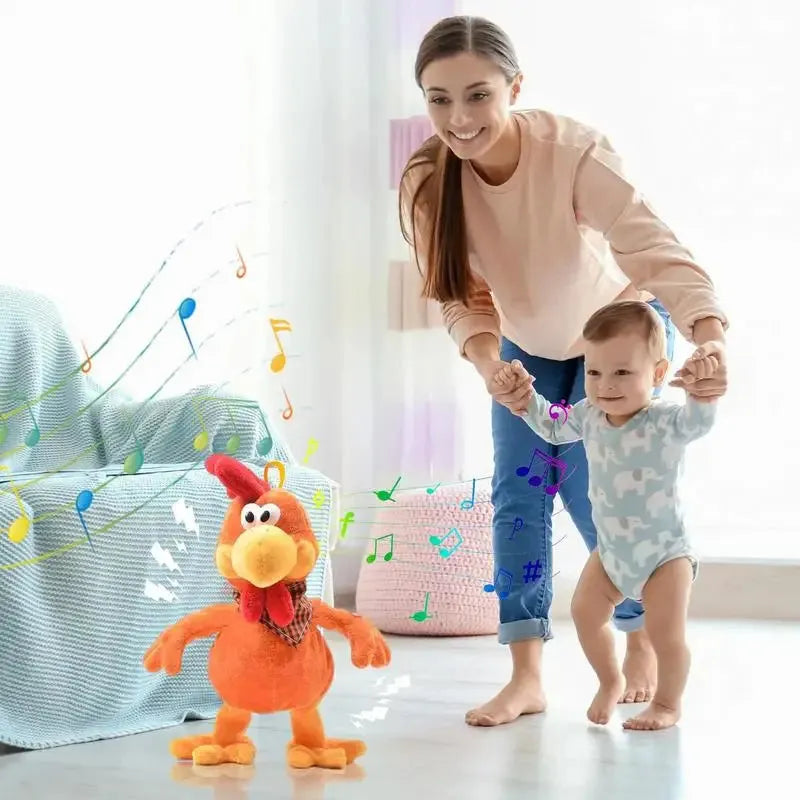 Interactive Chicken Plush Toy (30 cm)