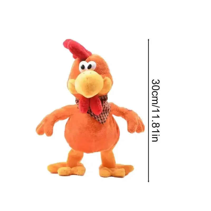 Interactive Chicken Plush Toy (30 cm)