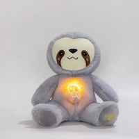 Kawaii Musical Breathing Sloth Plush Toy