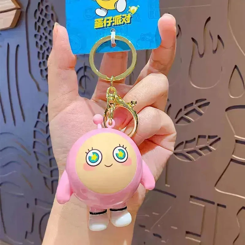 Kawaii Eggparty Premium Keychain