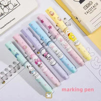 Sanrio Kawaii Fluorescent Highlighter (Set of 6)