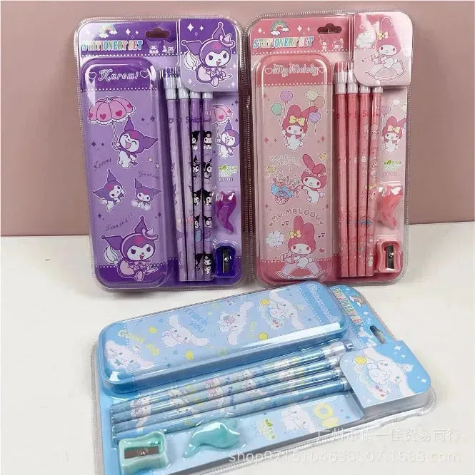 Sanrio Anime Pencil Stationery Set