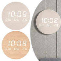 Nordic Style Wooden Hanging Clock