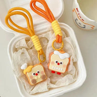 Quirky Crusties Bread Toast Keychain