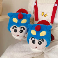 Crayon Shinchan Hooded Indoor Slippers