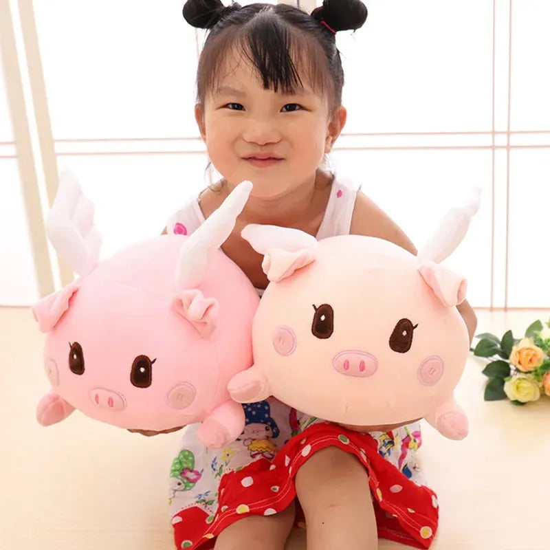 Flying Piggy Pillow Plushie (45 cm)