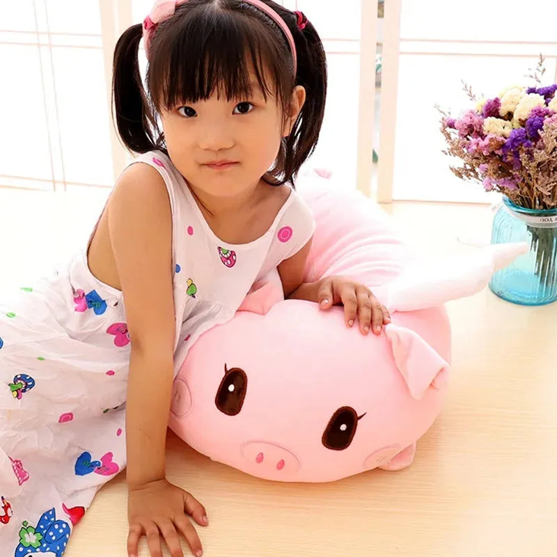 Flying Piggy Pillow Plushie (45 cm)