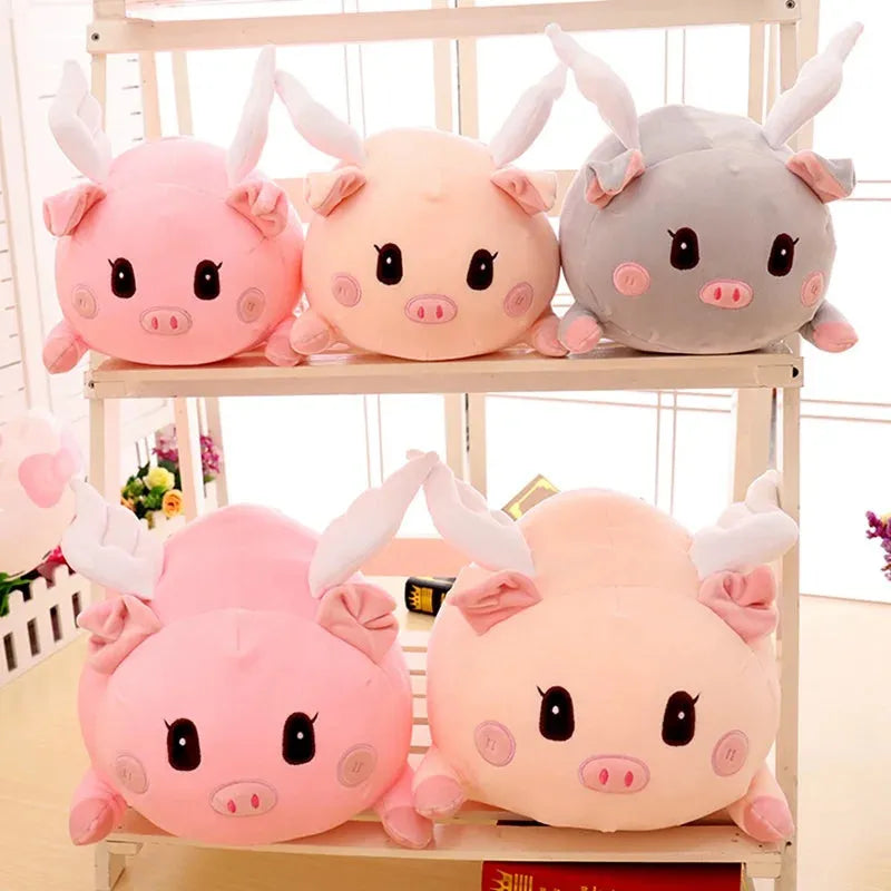 Flying Piggy Pillow Plushie (45 cm)