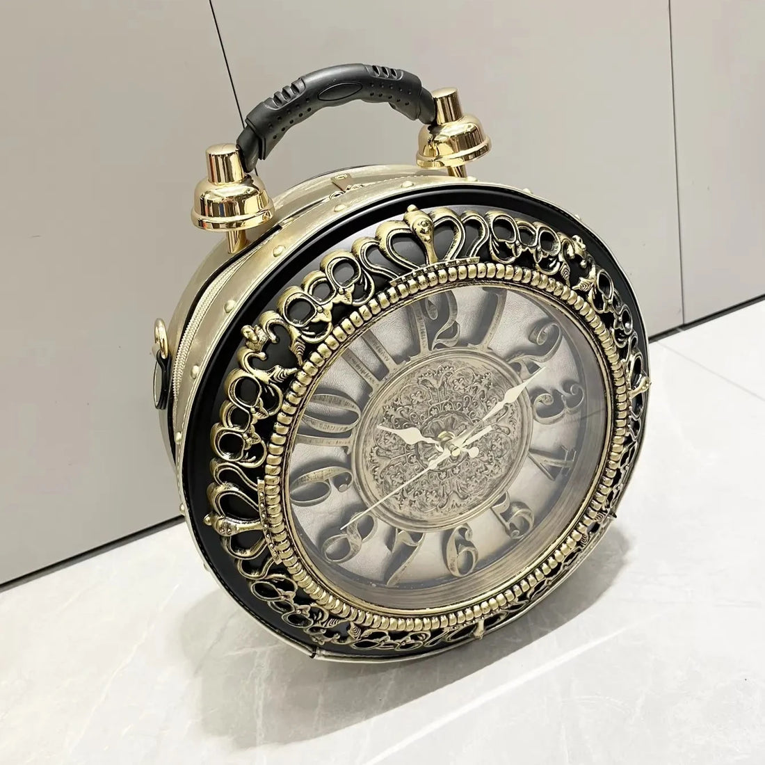 Luxury Clock Novelty Bag