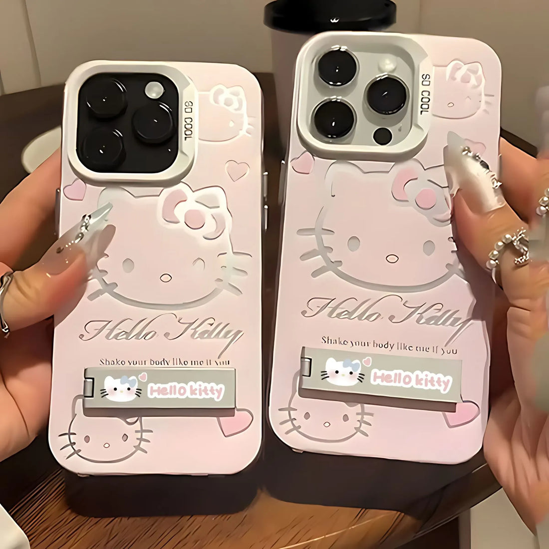 Hello Kitty Charm Bracket Case (For iPhones)