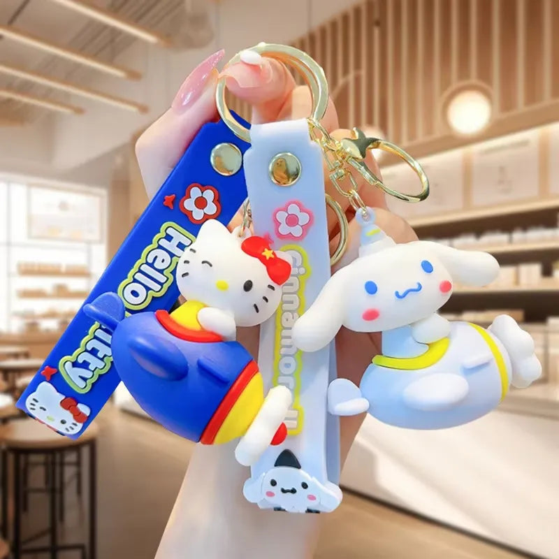 Sanrio Aeroplane 3D Keychain