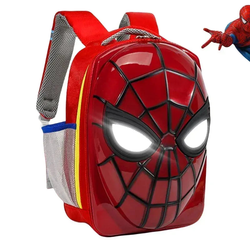 Spiderman 3D Glowing Backpack For Kids