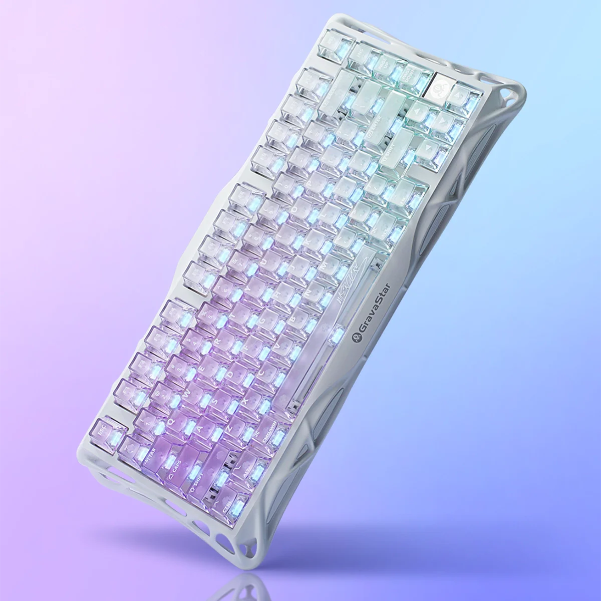 Gravastar Mercury K1 Lite Crystal Aurora Keyboard