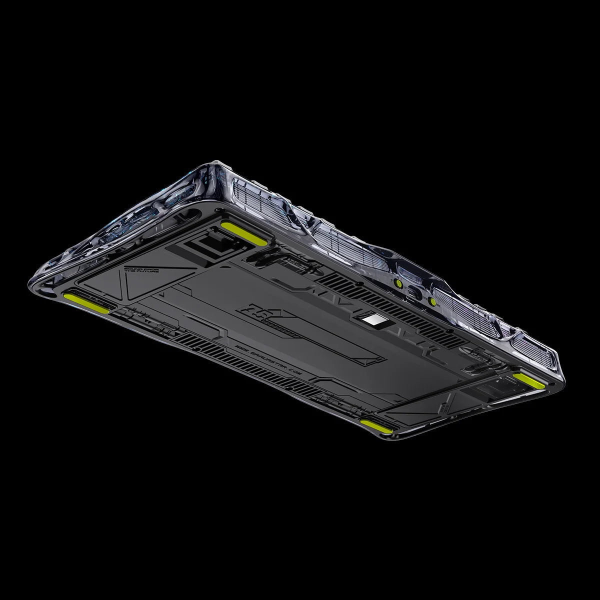 Gravastar Mercury K1 Lite Transparent Black Keyboard