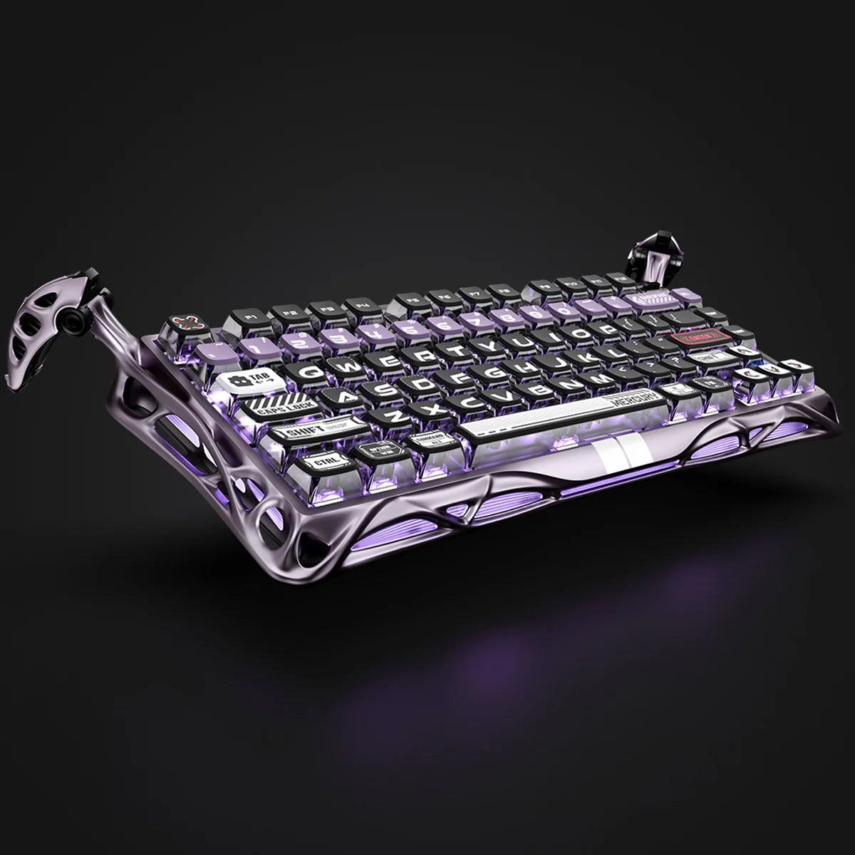 Gravastar Mercury V75 Pro Iron Purple Keyboard